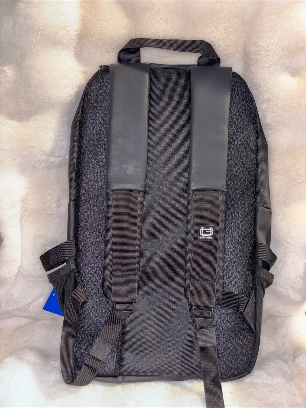 NBA Black Men's Backpack with Embroidered Logo